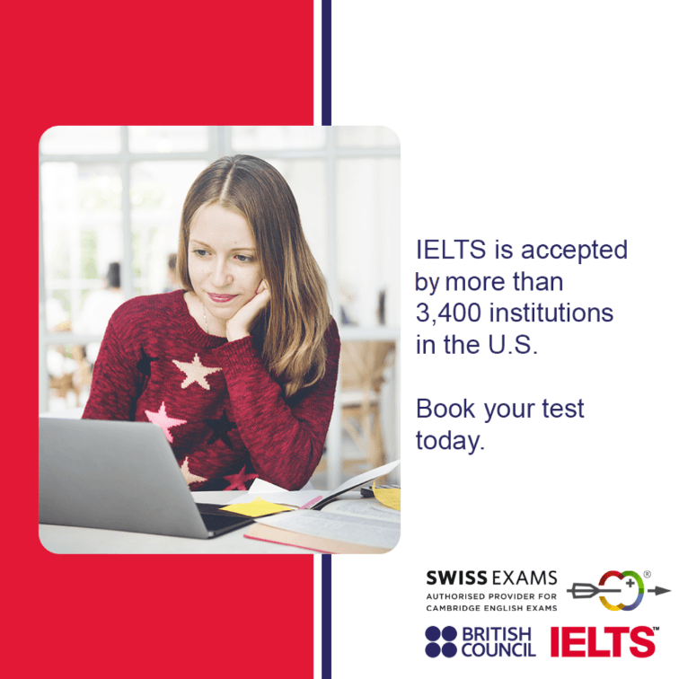 Swiss Exams is the official IELTS test centre and partner of the British Council in Switzerland
