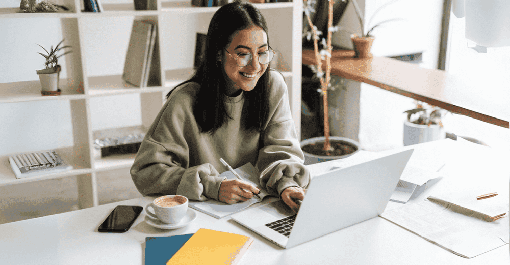 Student taking Swiss Exams Academy, preparing for langauge exam